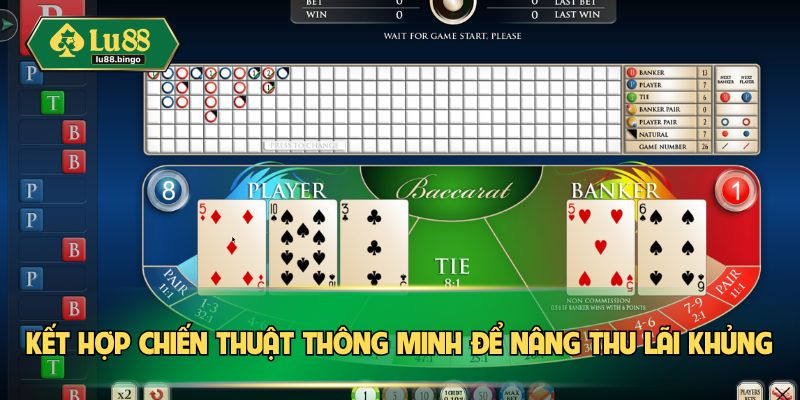 Baccarat – Bàn Đấu May Rủi, Hốt Tiền Cực Nhanh Tại LU88 Kết hợp chiến thuật thông minh để nâng thu lãi khủng