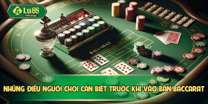 Baccarat – Bàn Đấu May Rủi, Hốt Tiền Cực Nhanh Tại LU88 Những điều người chơi cần biết trước khi vào bàn Baccarat